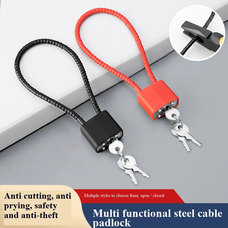 Weatherproof Outdoor Lock for Gym Lockers and Storage Units Heavy Duty Padlock with Keys Secure Cabinet Lock for Dormitory Qme
