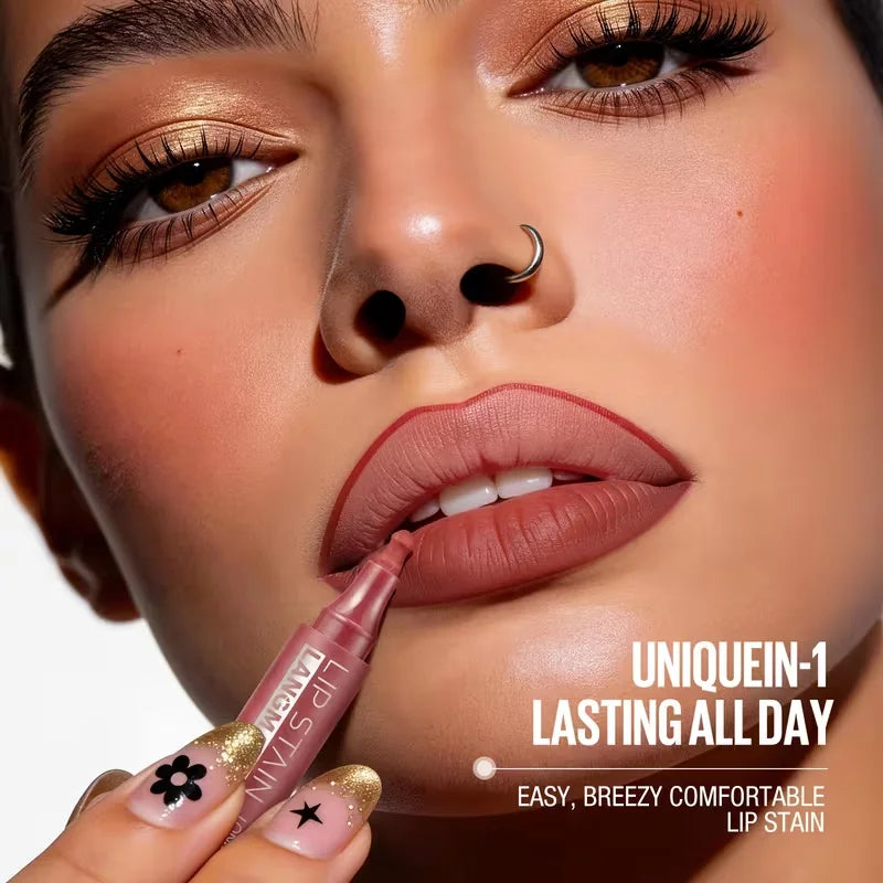 Lip Stain Liquid Liner Marker Pen Long Lasting Waterproof Matte Tint Qme