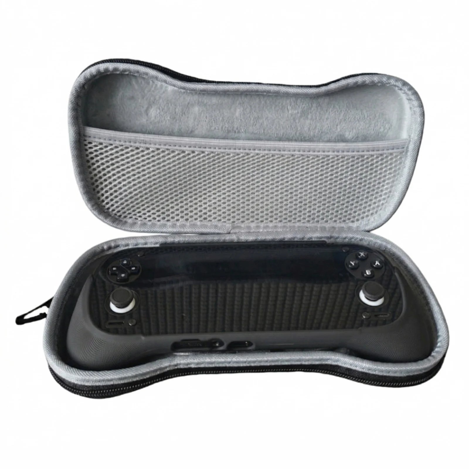 For Retroid Pocket 6 Handheld Grip Storage Bag with Mesh Bags RP6 Game Console Grip Bag Anti-Scratch for Outdoor Travel Commute Qme