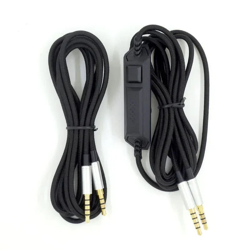 Replacement Audio Cable for Logitech Astro A10 A40 Headphones Fits Many Headphones Microphone Volume Control 23 AugT2 Qme