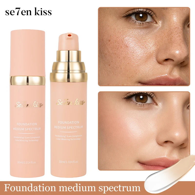 Changing Liquid Foundation Waterproof Sweat Resistant Durable Formula Qme