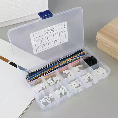 1.25mm Pitch Connectors Socket And Plug With Pre-Crimped Cables Kit 15cm Wire Qme