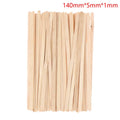 Disposable Wooden Coffee Stirrers Natural Wood Beverage Stir Sticks Qme 140mm