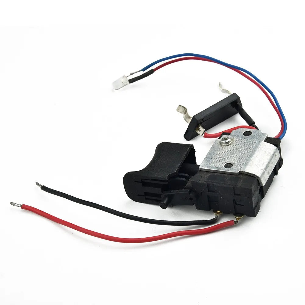DC 7.2-24V Electric Drill Dustproof Speed Control Push Button Trigger Switch DC 7.2-24V Charge Function Electric Tool Switch Qme