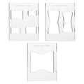 Bowtie Router Template Jig 3X Acrylic Inlay Parts Tool Transparent Qme Transparent China Mainland