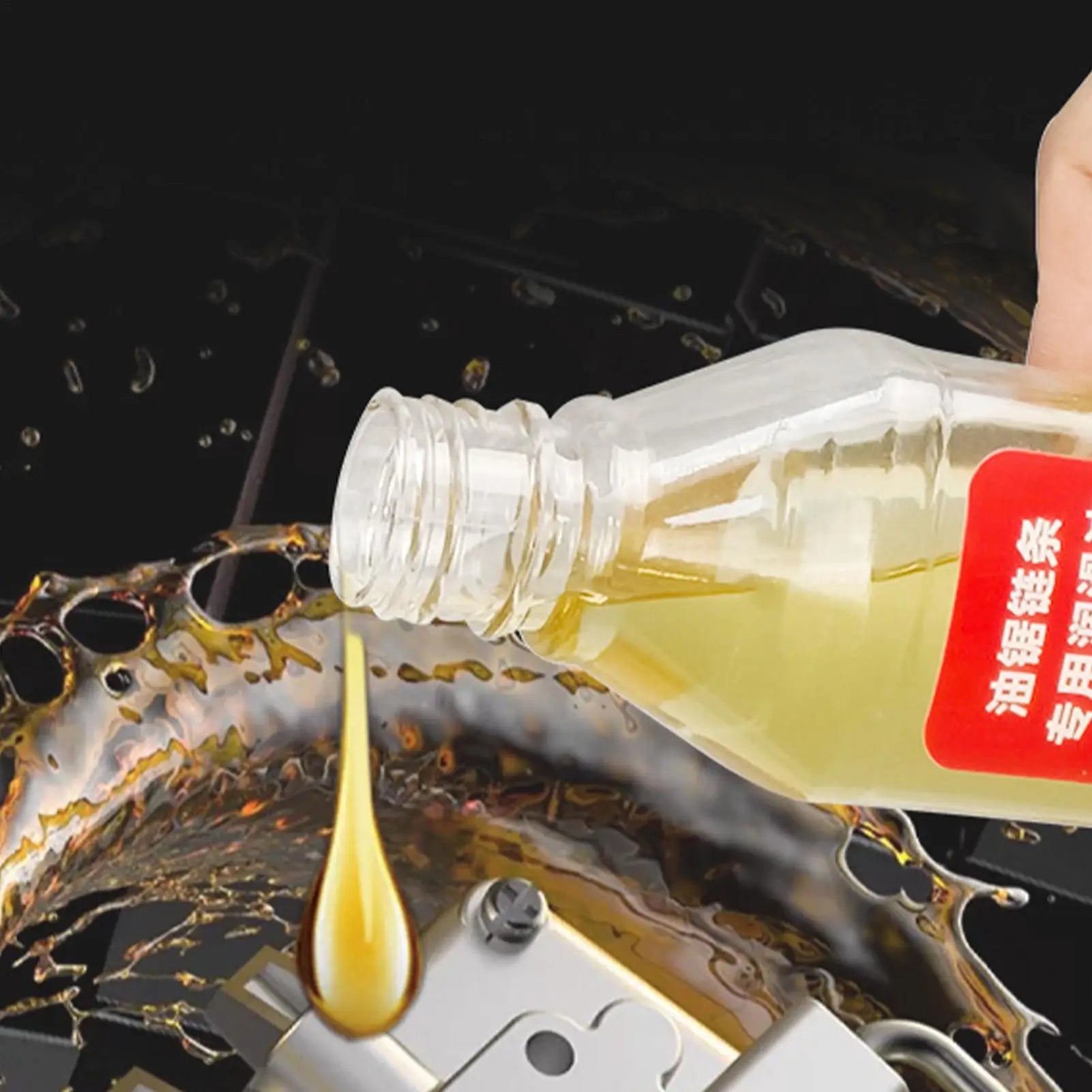 Chainsaw Oil Chainsaw Oil For Chain 100ml Synthetic Solvent Rustproof Deep Penetrating Lubricant For Hedge Trimmer Hydraulic Qme