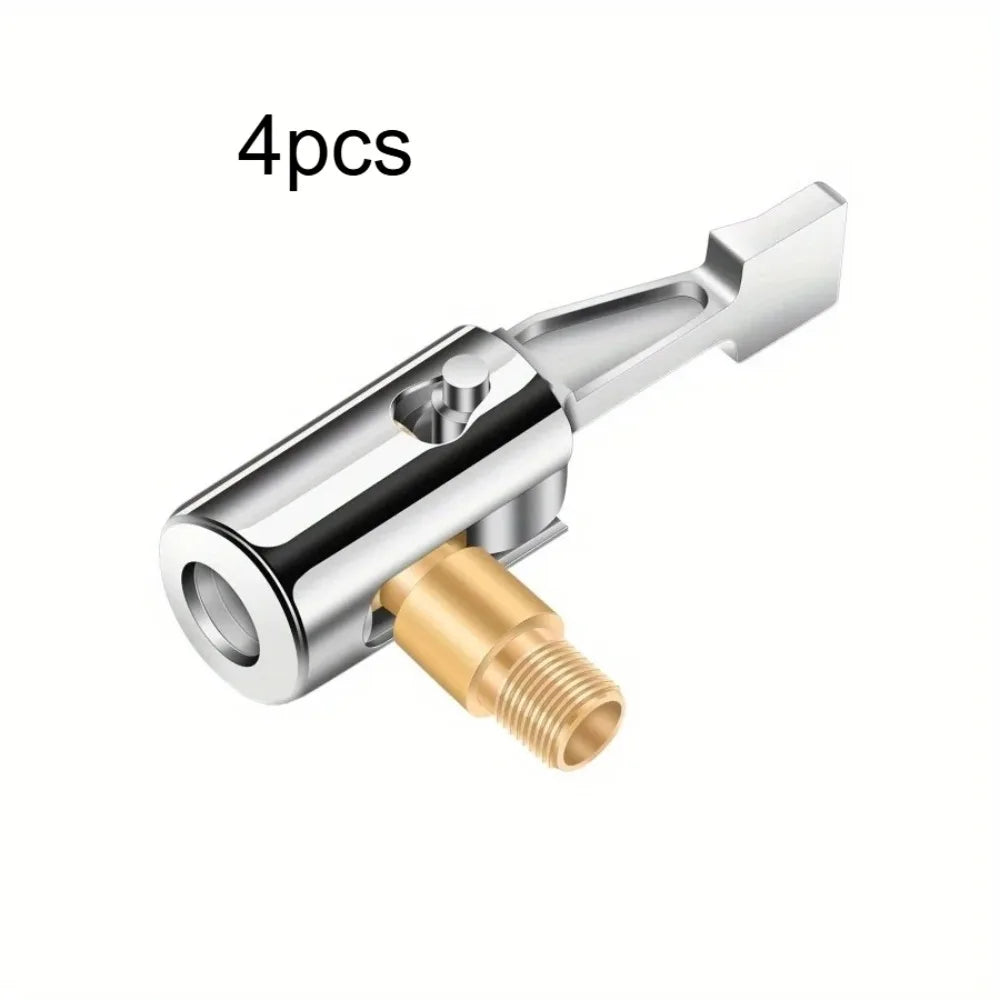 Car Tire Inflator Nozzle Quick Connect Air Chuck For Tire Pump Qme 4pcs