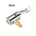 Car Tire Inflator Nozzle Quick Connect Air Chuck For Tire Pump Qme 4pcs