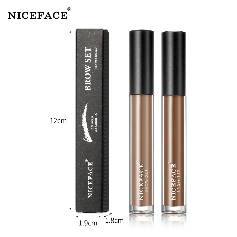NICEFACE Eyebrow Cream Enhancers Long-lasting Waterproof Eyebrow Pomade Gel For Eyebrow Styling Gel Dye Eyebrow Tint Brow Gel Qme