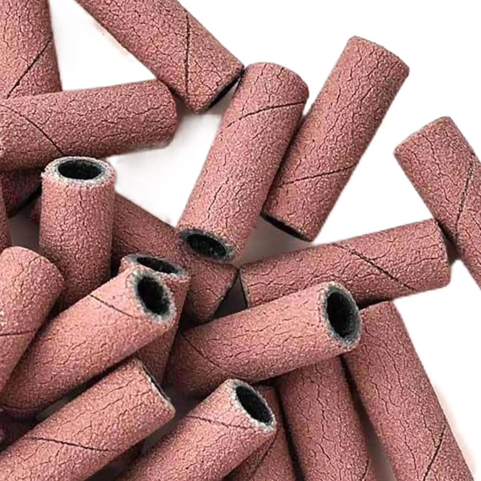 50pcs Nail File Sanding Bands Nail Drill Bits Sanding Bands for Electric Machine File Grinder Sand Band Nails Gel Polish Remove Qme