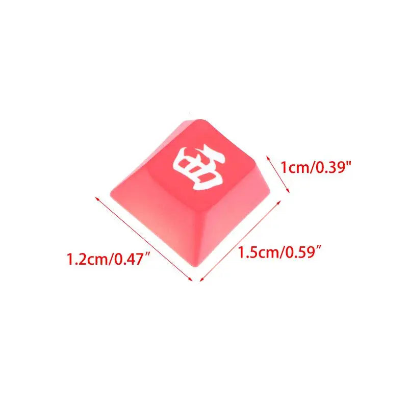 Chinese Culture Translucent Keycaps Mechanical Keyboard ABS Direction Qme