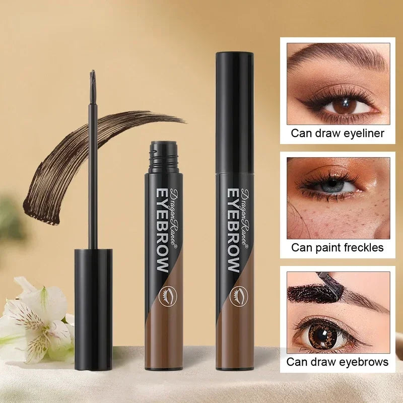 Black Brown Peel-off Eyebrow Gel Tint Makeup Waterproof Lasting Eye Brow Enhancers Liquid Gel Tear Wear Easy Natural Brow Tattoo Qme