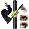 QIC Double In-one Mascara Silk Fiber Mascara Waterproof Mascara Eyelash Extension Black Thick Lengthening Eye Lashes Cosmetics Qme 9802
