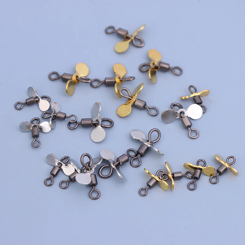 Plug Casting Fishing Propeller Blade Turbo Spinner Blades DIY Lure Qme