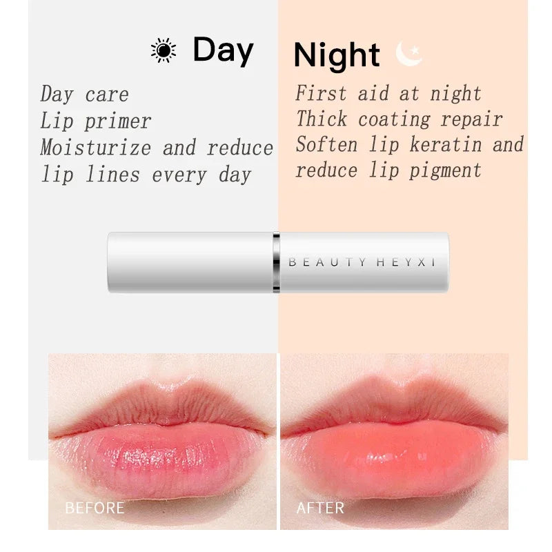 White Tube Lip Balm Moisturizing Colorless Long-Lasting Natural Lipstick Lip Care Makeup Cosmetics Qme