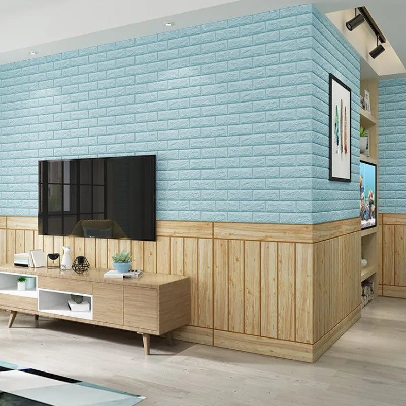 3D Wallpaper for Walls Self Adhesive Waterproof Wall Stickers Home Decoration Decorative Wall Panel European Room Decoration Qme