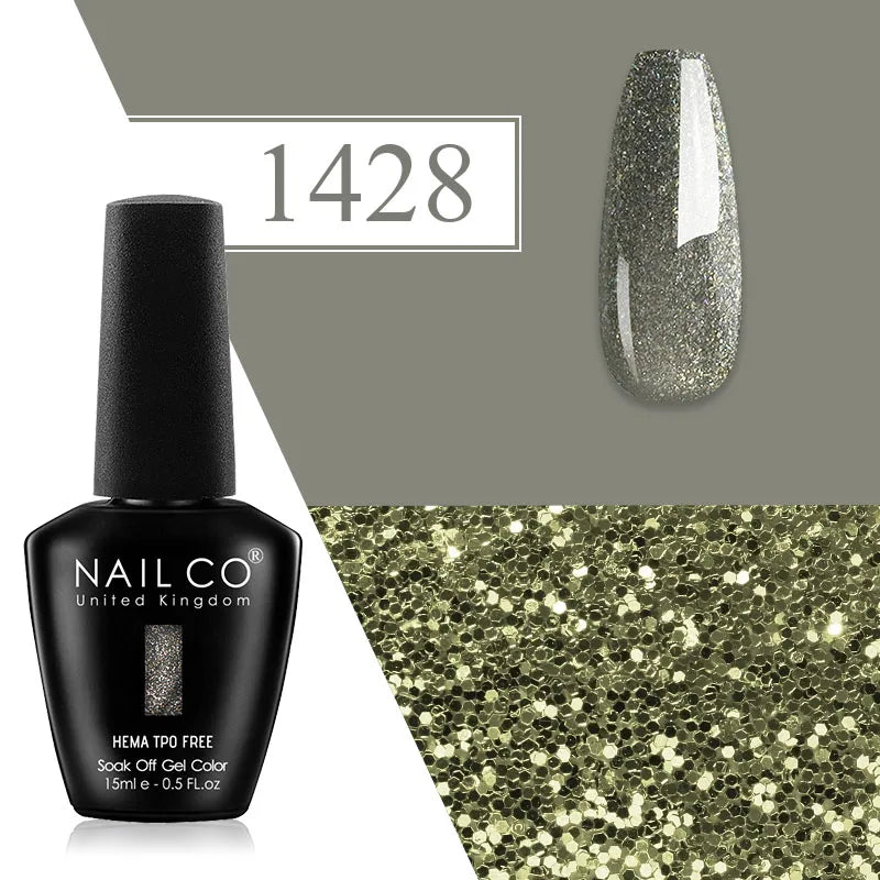 NAILCO Plum Gel Nail Polish Matte Coat Autumn Winter Semi Permanent