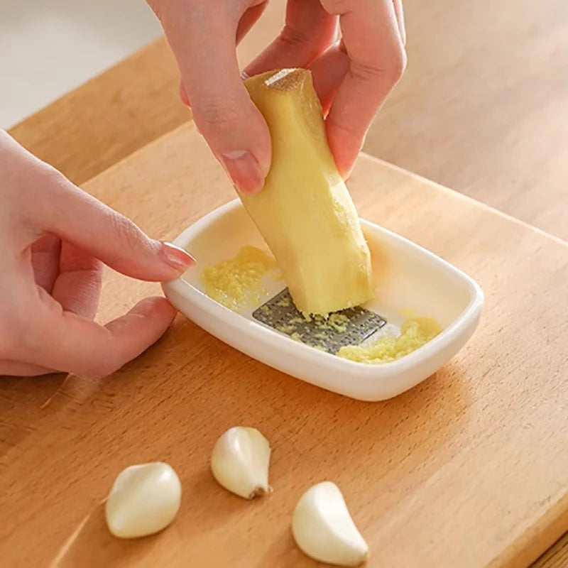 Manual Ginger Grater Chopping Garlic Kitchen Vegetable Cooking Food Qme
