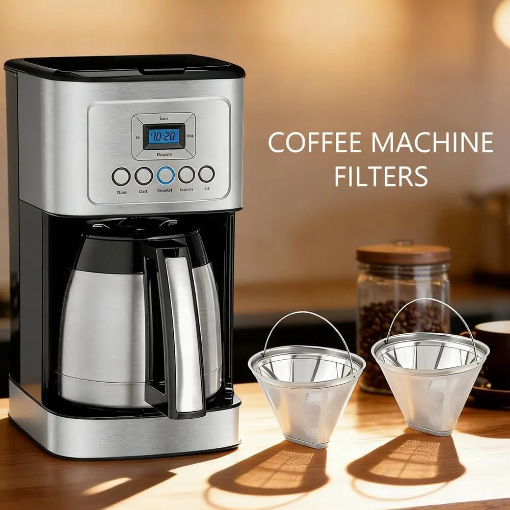Reusable Coffee Filter Cuisinart Maker 304 Stainless Steel Replaceme Qme