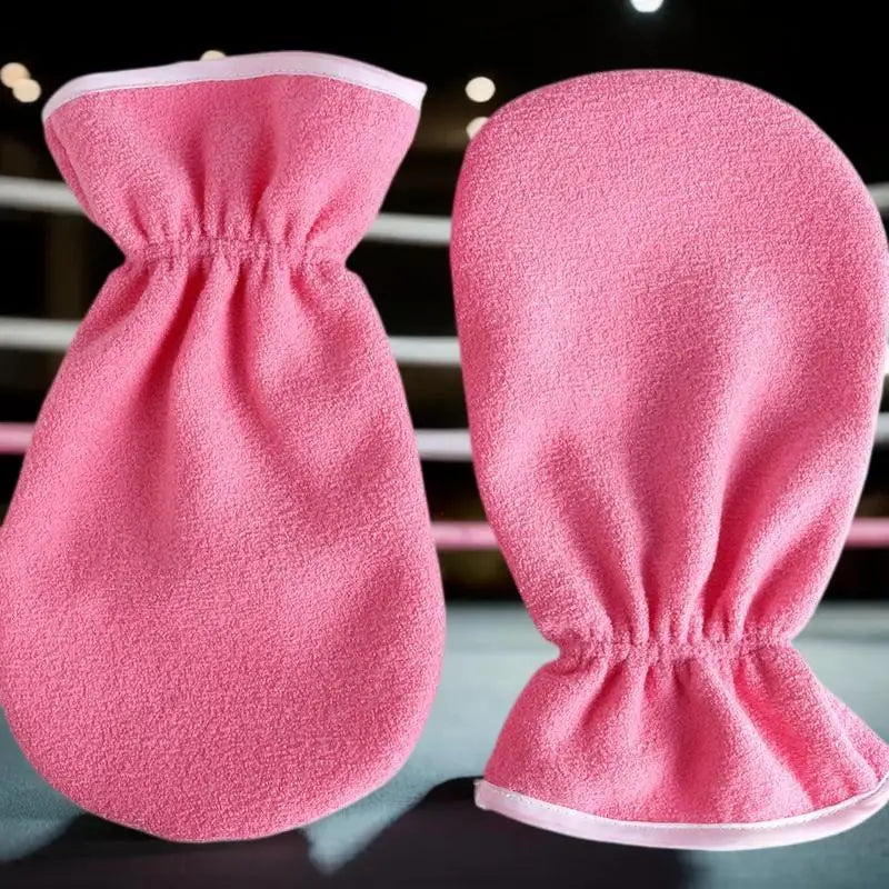 1 Pair Women's Insulation Care Gloves Flannel Elastic Opening Nail Qme