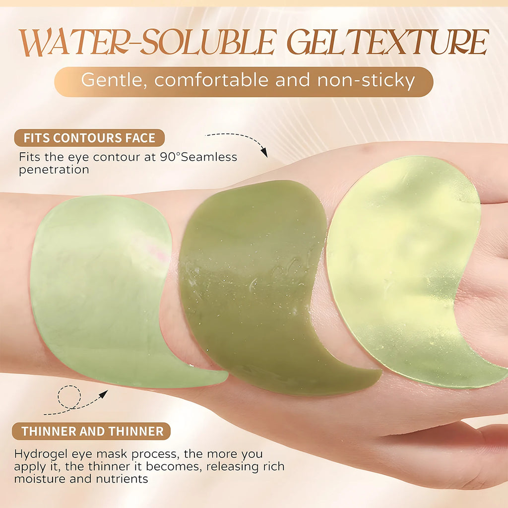 Seaweed Eye Mask; Rich in Seaweed, Collagen, and Hyaluronic Acid, It Can Smooth Fine Lines, Reduce Dark Circles, Tighten and Nourish the Skin, Making the Skin Around the Eyes Smooth and Soft Qme