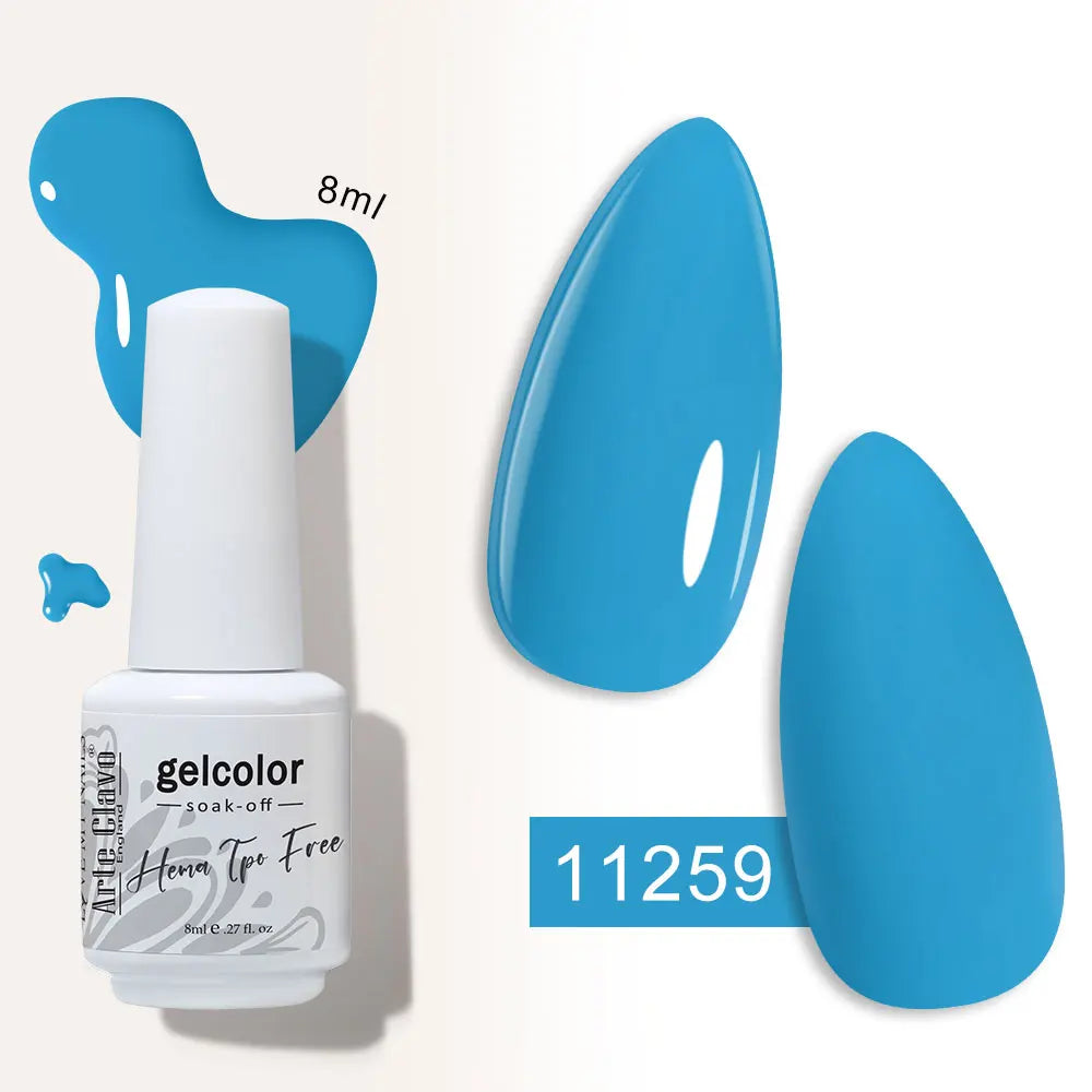 Arte Clavo Semi-permanent Gel Nail Varnish 180 Colors Semipermanent