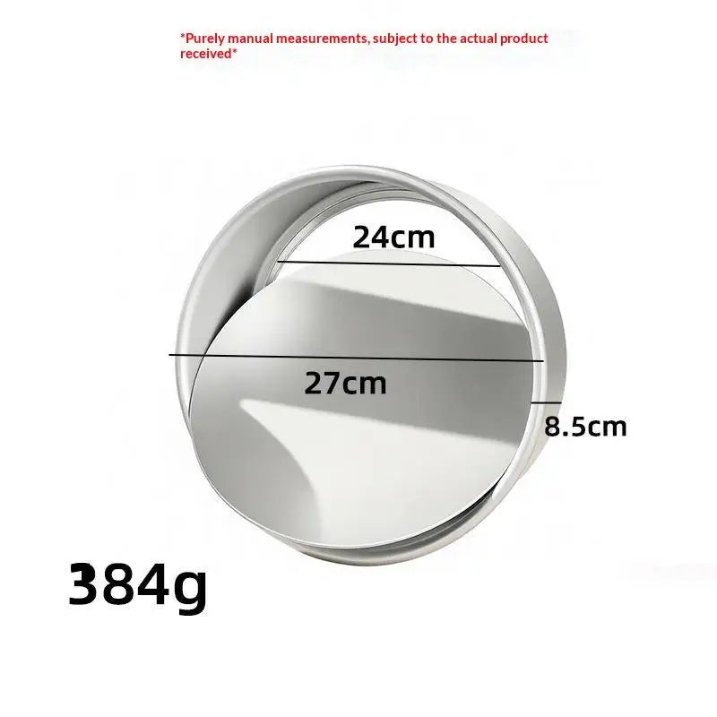 4/6/8/10in Anodized Aluminum Alloy Round Cake Pans Removable Bottom Leakproof Non Stick Perfect For Home Baking Chiffon Cakes Qme A8