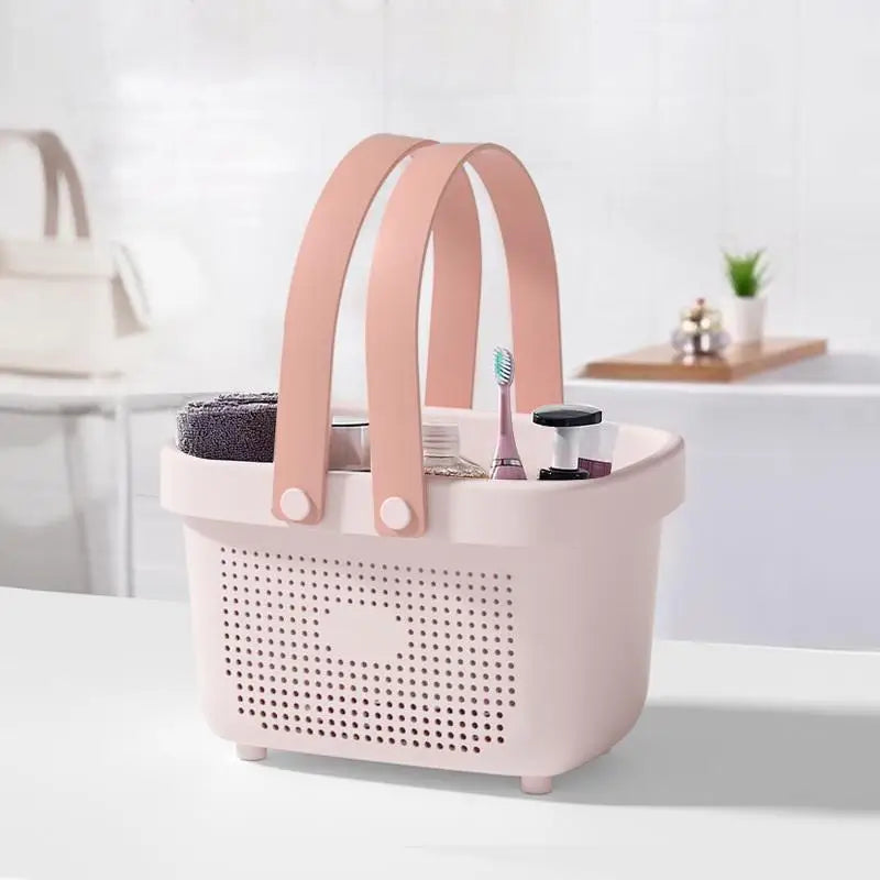 Basket Bin Dorm Room Bedroom Green Plastic Storage Basketfor Bathroom Qme