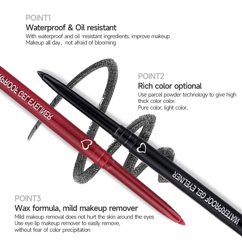 Waterproof Matte Eyeliner Pen Quick Dry Long-lasting Smooth Qme