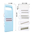 1 Multifunctional Vegetable Fruit Slicer Potato Household Food Qme 6pcs set-blue