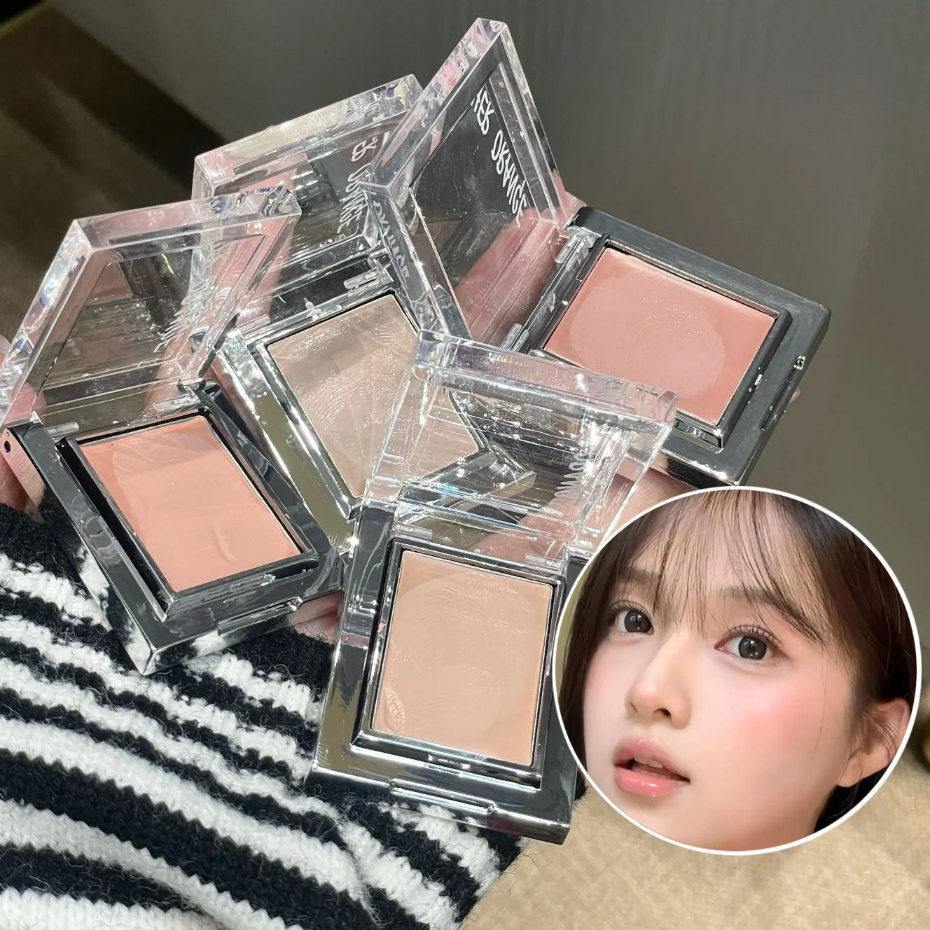 HERORANGE Jelly Cheek Contour Tint Creamy Matte Blusher Long Lasting Qme