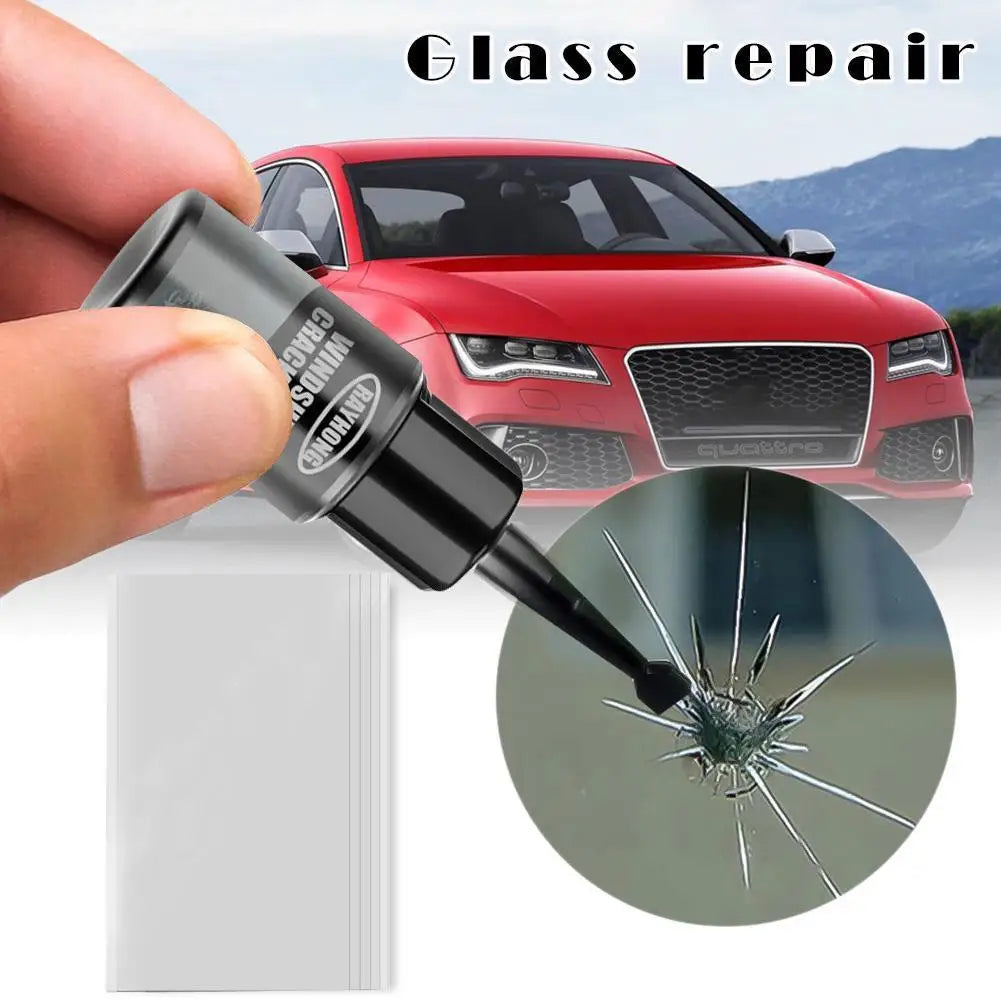 Car Glass Resin Glue Window Mirror Cracks Repair Cracked Scratch Qme