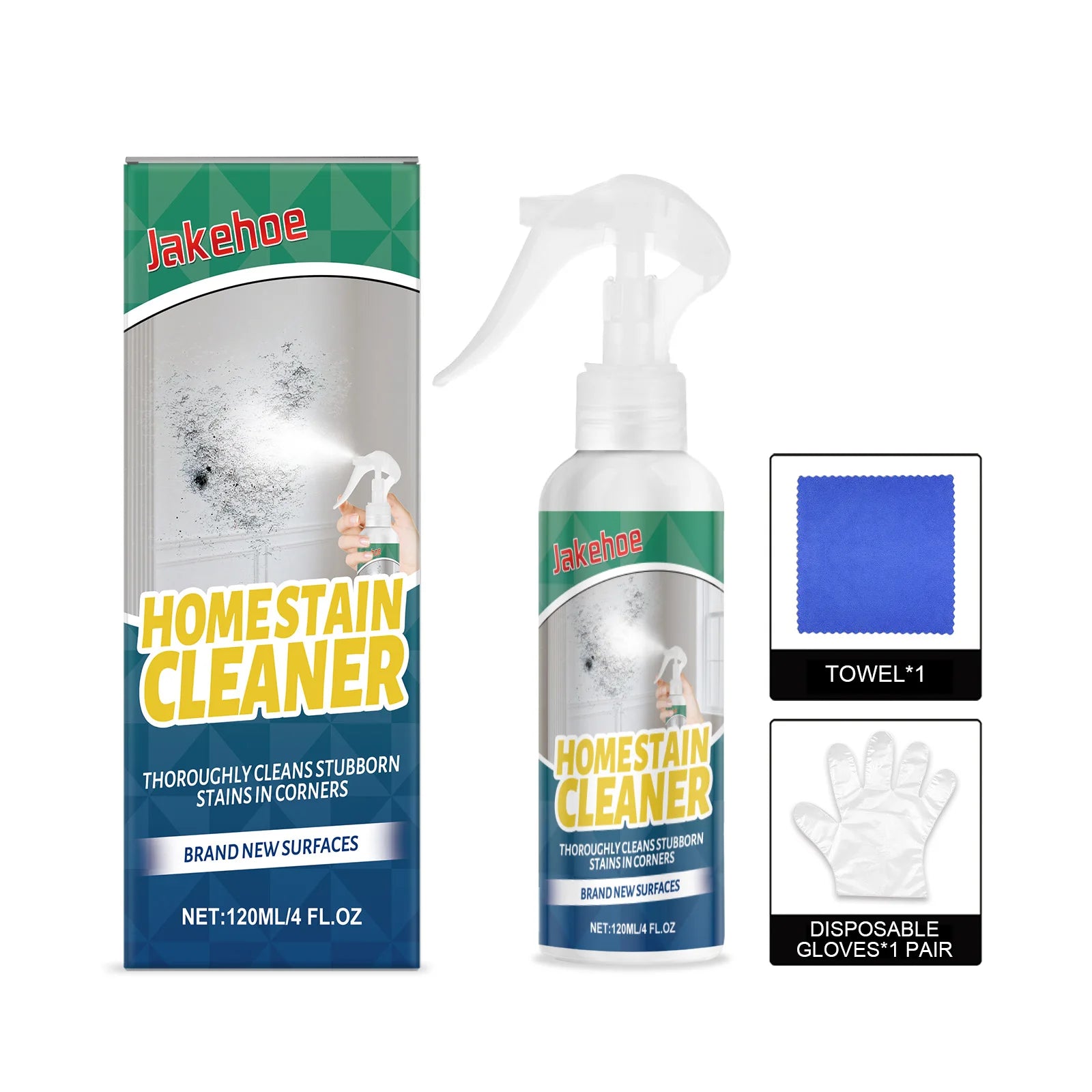 Stubborn Stains Cleaner for Kitchen Powerful Remove Oil Stains Limescale Eliminate Odors No Residue Multipurpose Descaler Spray Qme