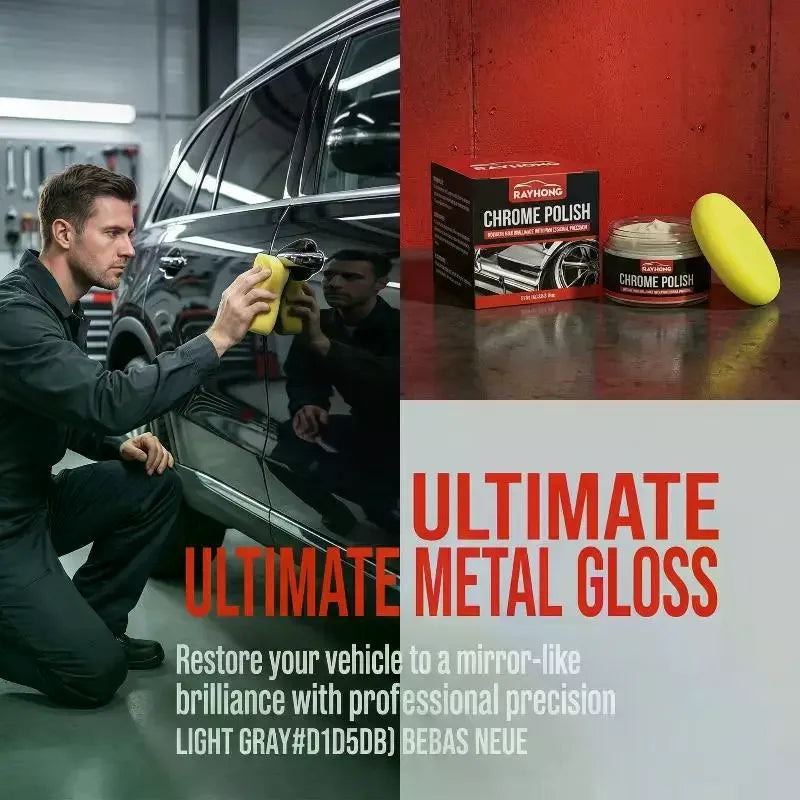 Car Chrome Polishing Care Agent Auto Paint Polish Paste Gloss Shine Qme Default Title