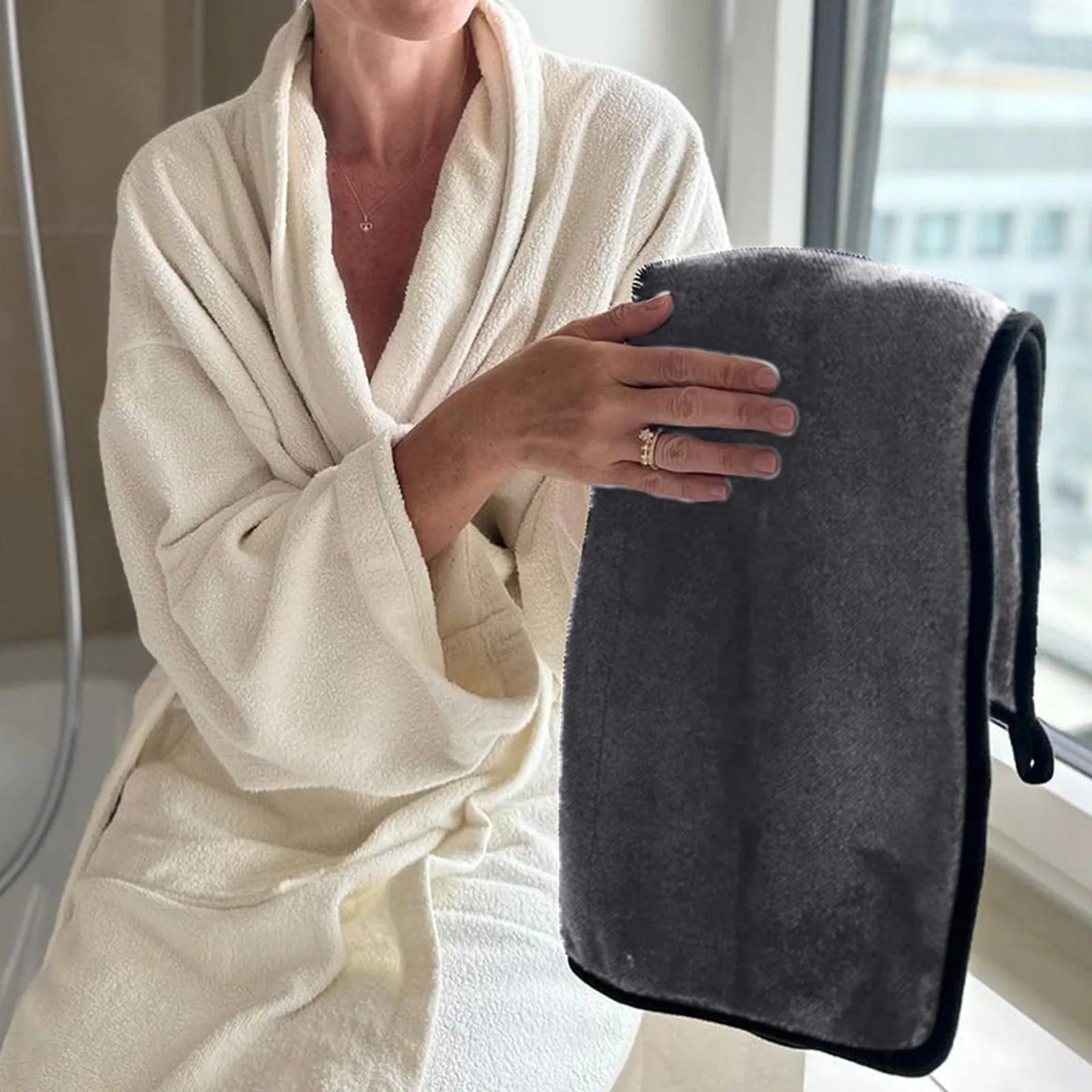Multifunctional Large Water Uptake Shower Cubicle Cloth For Removing Water In Showers And Bathrooms Drenched Bath Drying Cloth Qme
