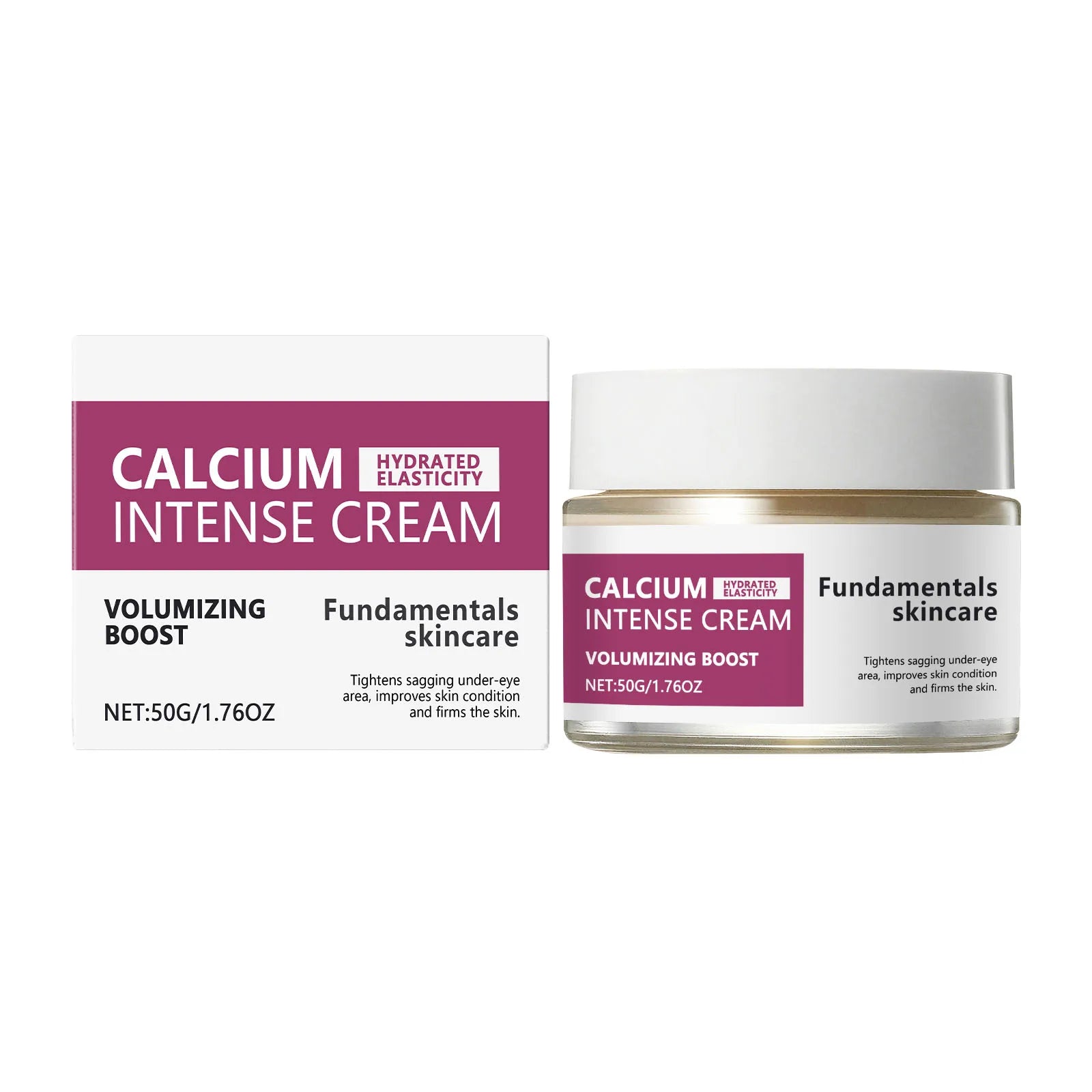 Calcium Intense Cream Tighten Skin Elasticity Enhance Moisturizing Facial Firming Improve Skin Sagging Nourishing Facial Lifting Qme 50g Boxed