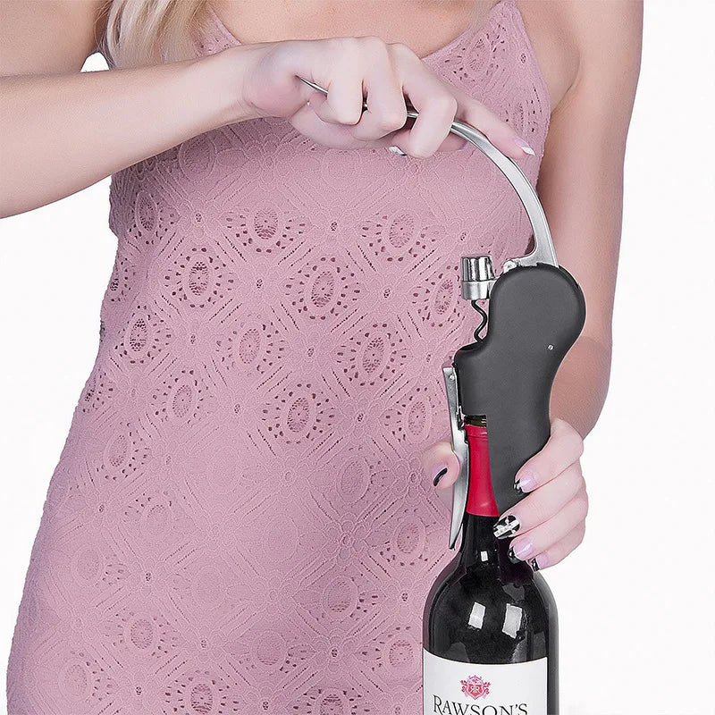 Zinc Alloy Goose Wine Opener Fast Cork Removal Tool Red Portable Easy Qme