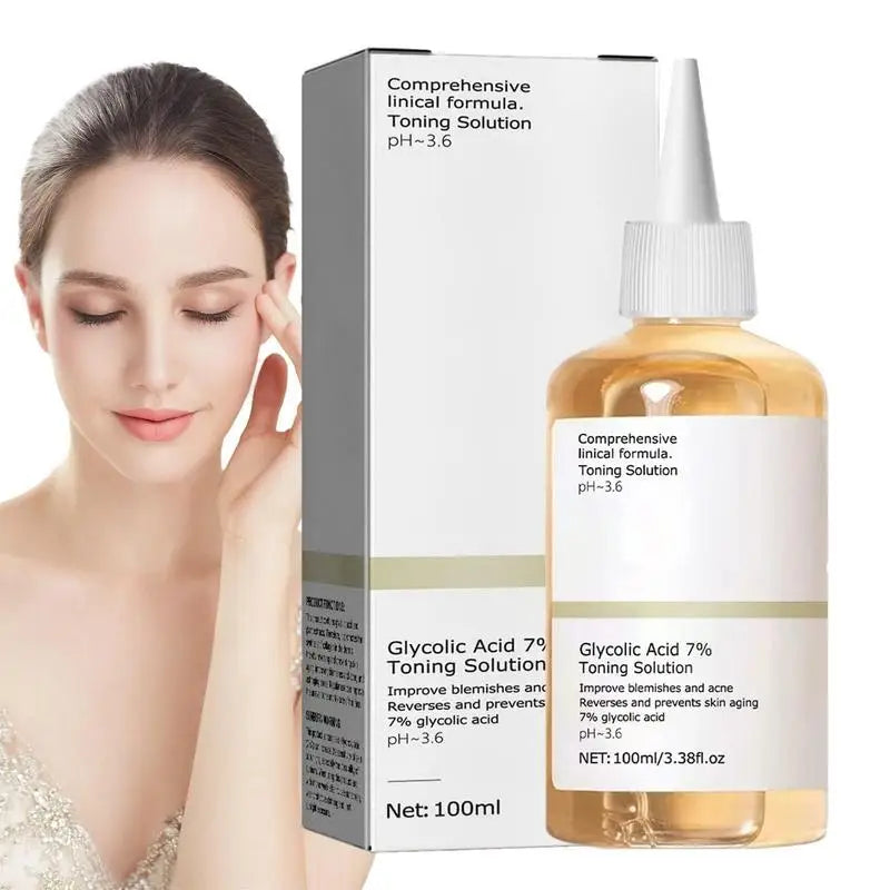 Glycolic Acid 7% Toning Solution Ordinary Acne Remover Lifting Firming Wrinkles Glowing Facial Skin Care Glycolic Acid Toner Qme