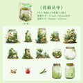 15 Sheets World in Bottle Theme PET Stickers for DIY Craft Scrapbooking Collage Guitar Phone Case Decoration Qme 6