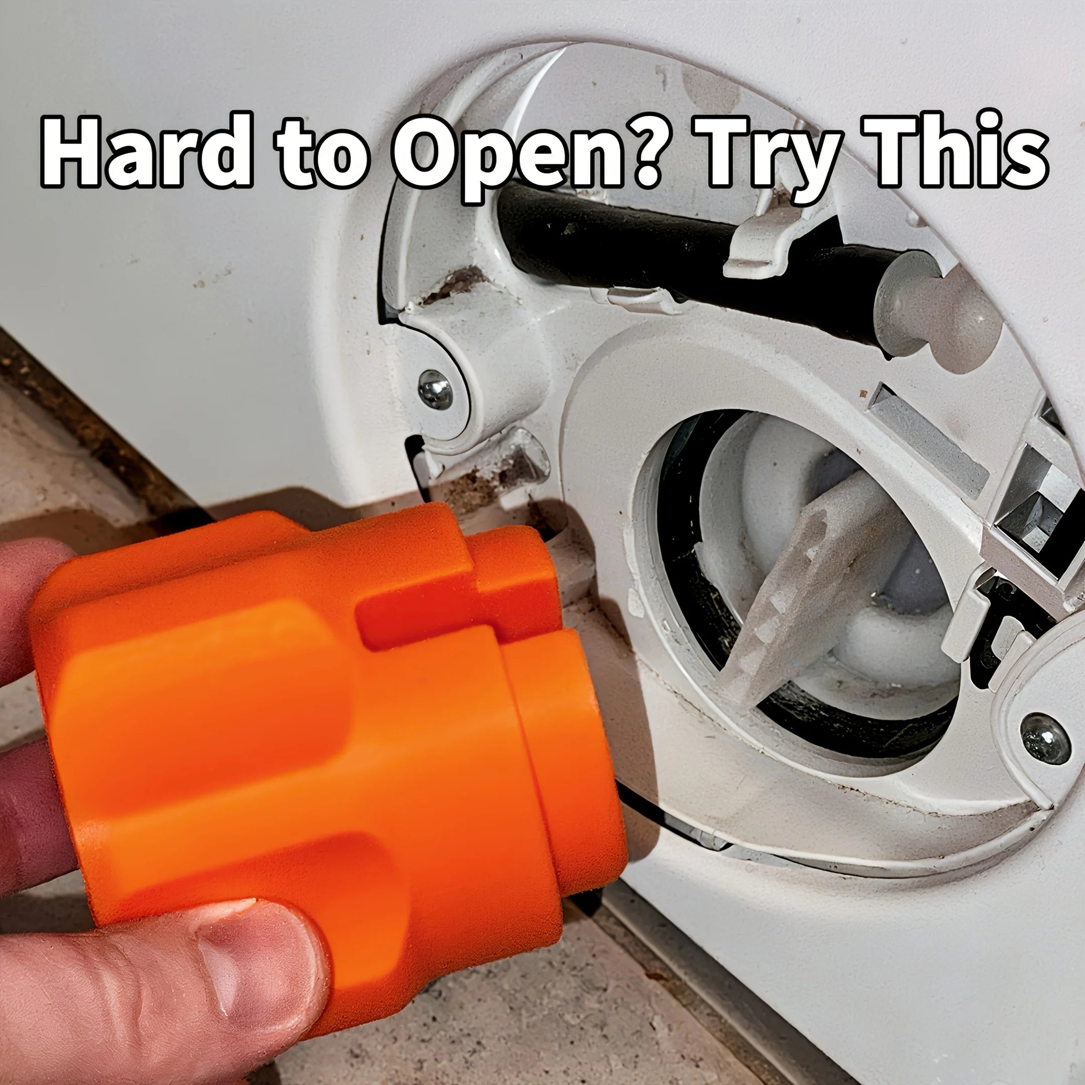 1pcs Washing Machine Drain Pump Filter Wrench – Ergonomic Opener Tool for Cover, Easy Grip Handle Qme