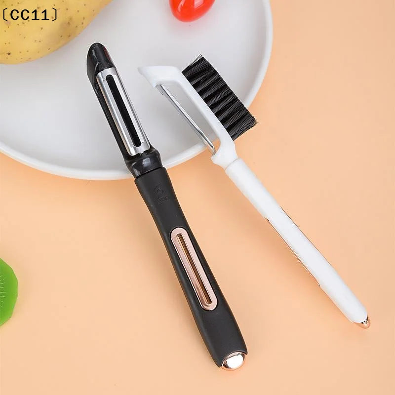 Vegetable Cleaning Brush Scrubber Food Multifunctional Fruit Carrot Qme