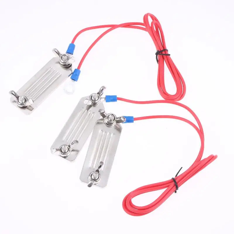 Electric Tape Connector Farm Goat Animals Fence Single Clip 2 Clips Qme