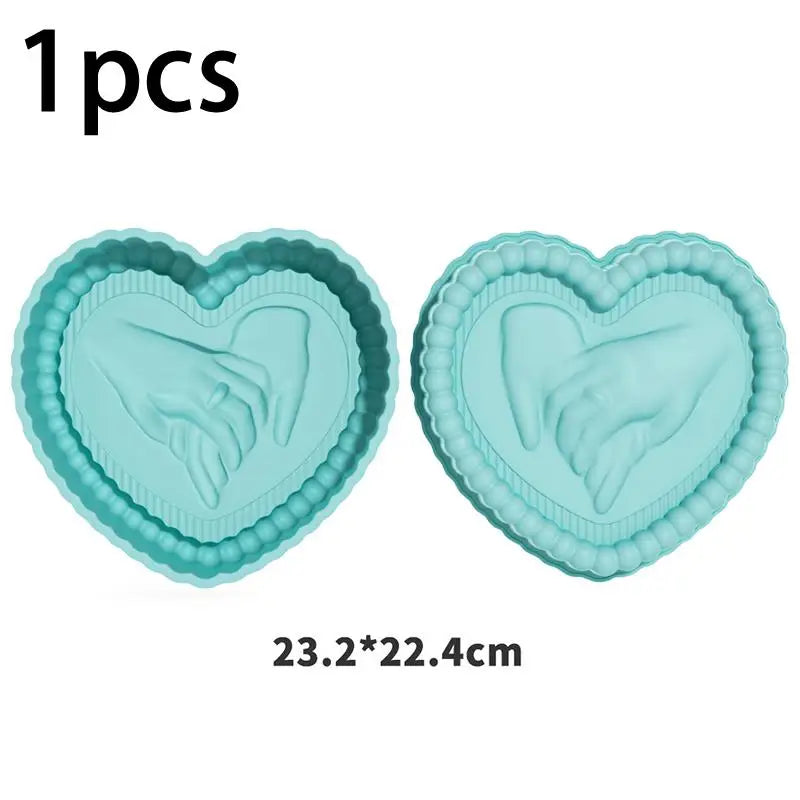 Charlotte Cake Pan Silicone Cheesecake Nonstick Round Baking Mold Qme B1