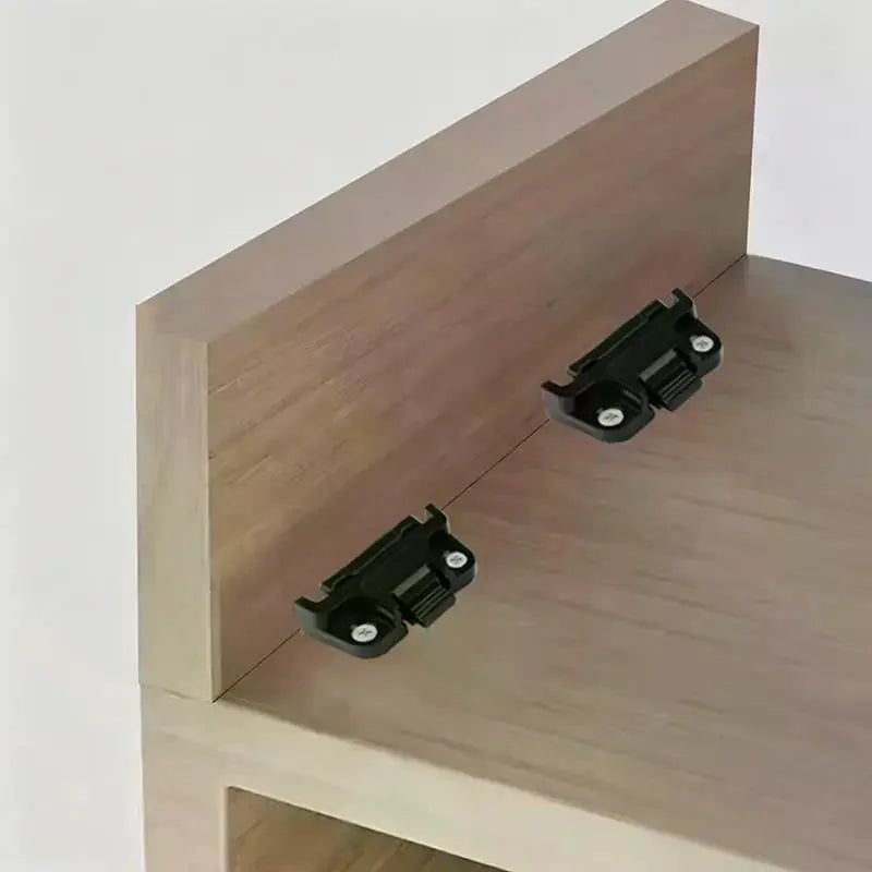 Furniture Panel Connector Quick Joining Fixing Clip 10 Pieces Quick Release Furniture Clip For Wardrobe Kitchen Cabinet Bathroom Qme