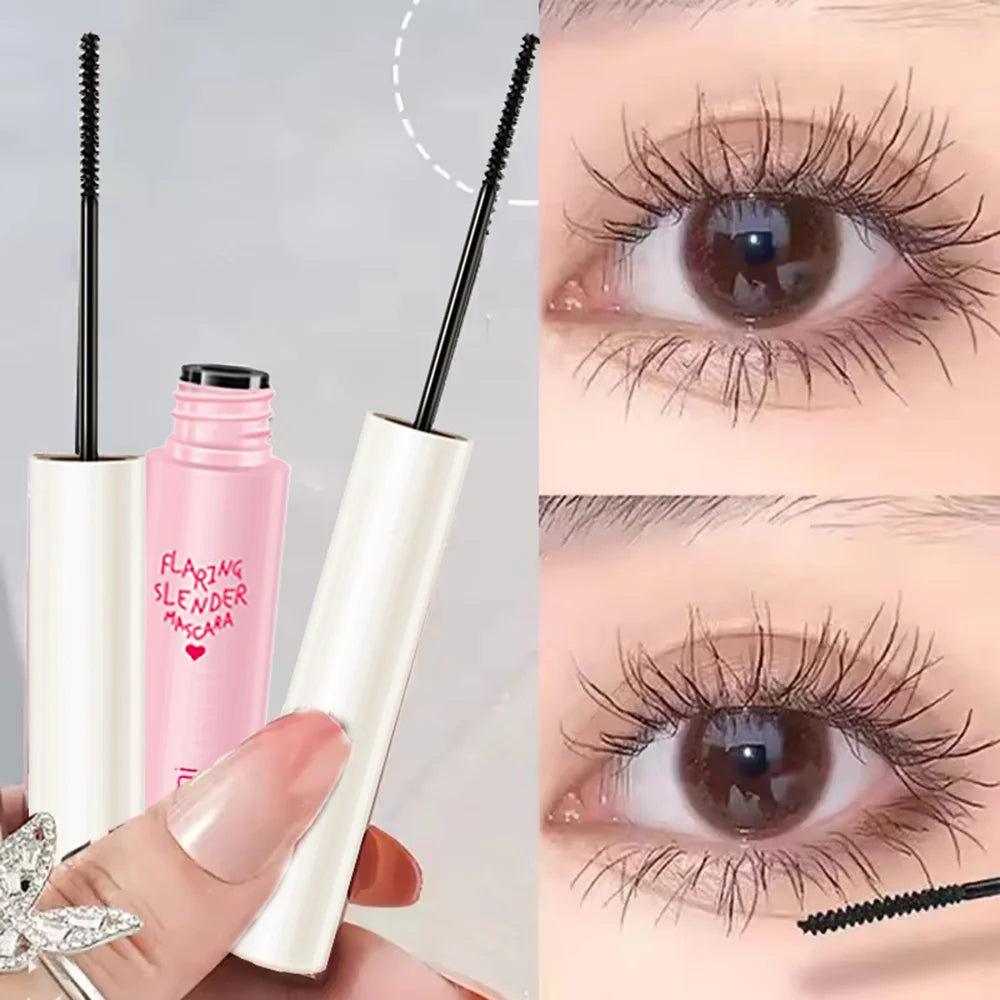 Mascara Wrapped Silk Fiber Ultra-thin Brush Lengthening Bulking Qme