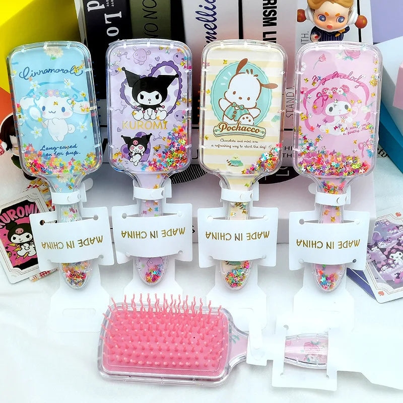Hello Kitty Kuromi Cute Student Comb Scalp Massage Anti-static Smooth Qme 004 Random Style