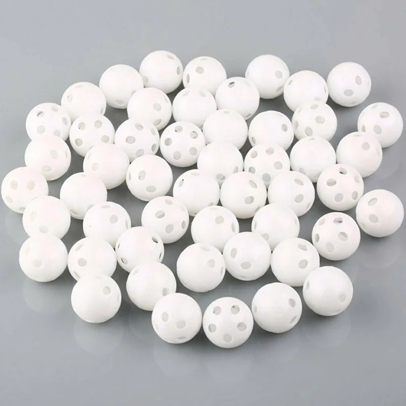 Plastic Rattle Bell Balls Squeaker Baby Toys DIY Beads Noise Maker Qme