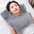 Coral Fleece U-shaped Towel Absorbent Waterproof Pad Beauty Salon Use Qme one size Gray