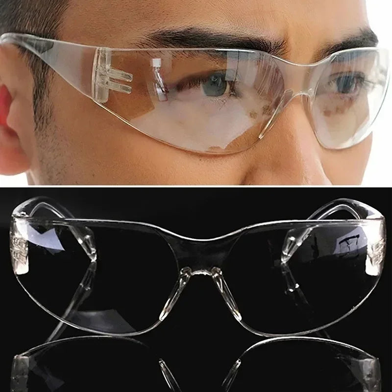 Multifunction Safety Goggles Transparent Anti Impact Protective Qme