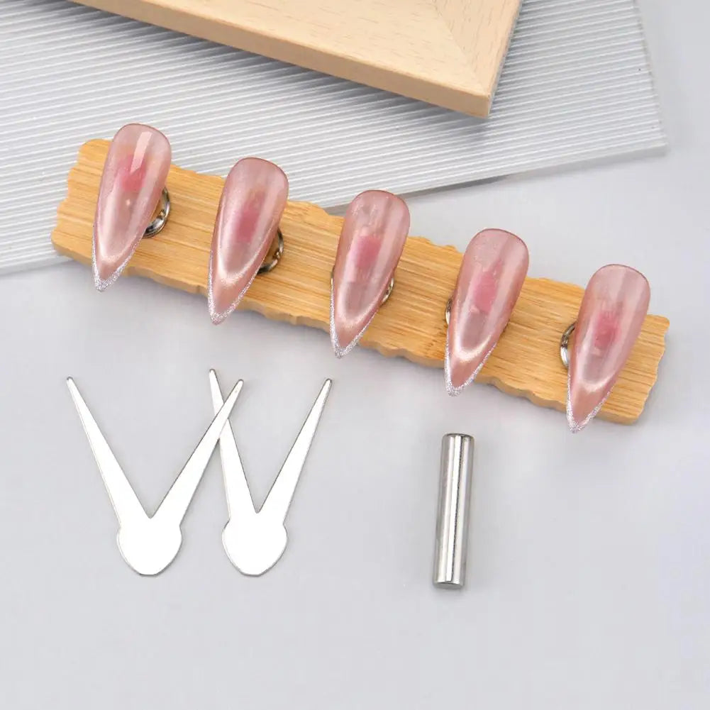 Cat Eye Nail Magnet Nails French Tool Stainless Steel Magnetic Rod Qme